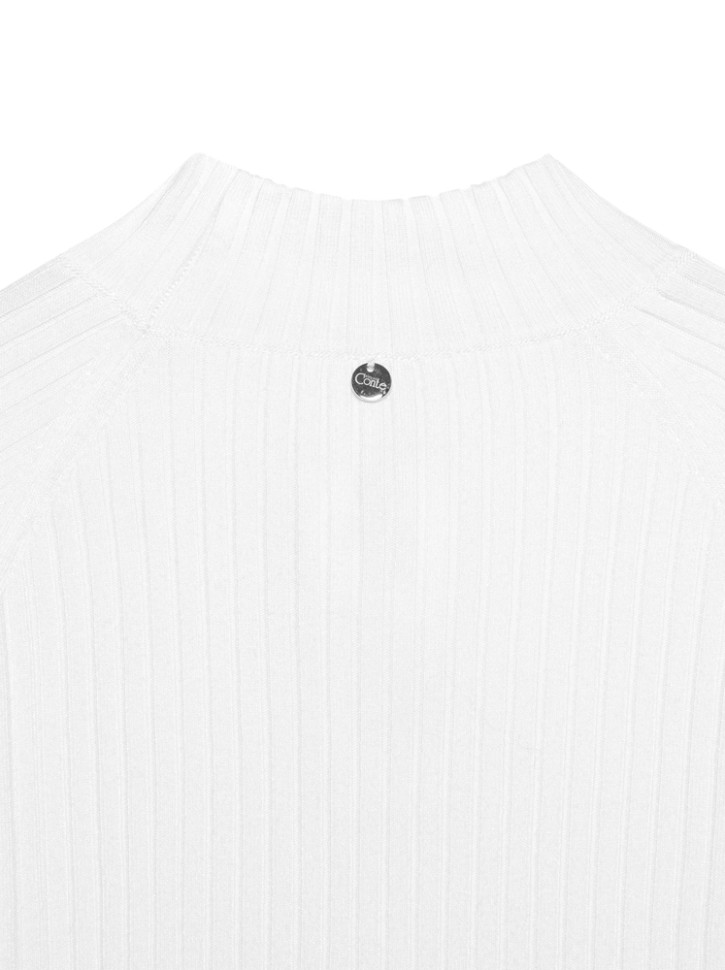 CONTE LDK 060 Свитер в рубчик из итальянской пряжи Conte elegant
