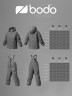Костюм зимний 32-74MU аквамариновый меланж Bodo