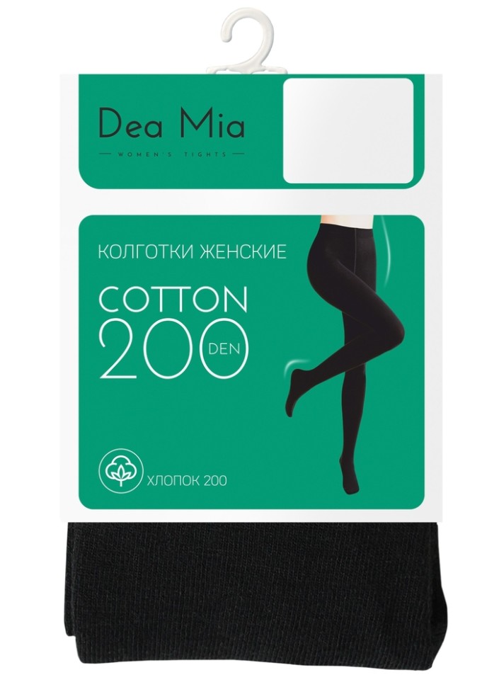 Dea Mia Колготки женские COTTON 200 (бандероль) 000