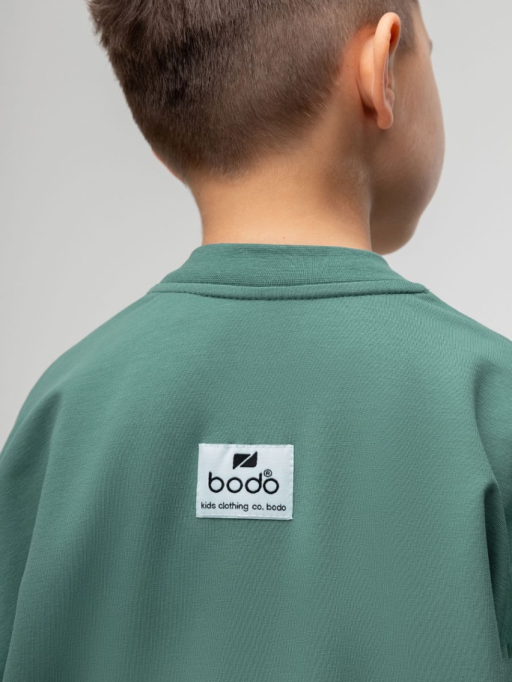 Бомбер 20-253MU пыльный зеленый Bodo