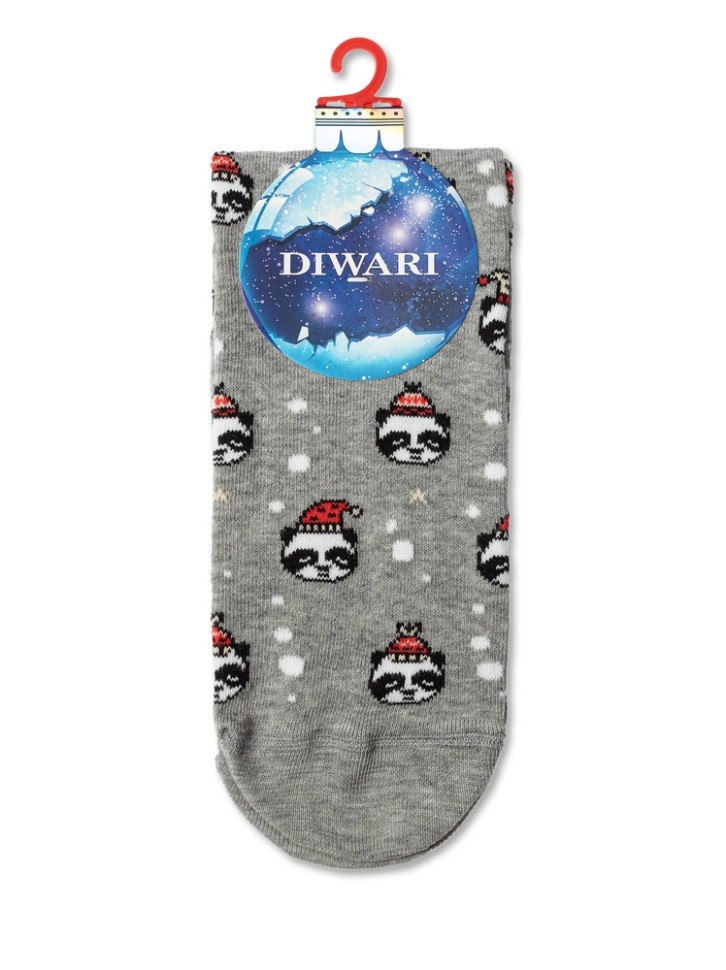 DIWARI NEW YEAR Новогодние носки «Xmas panda» 518 DIWARI