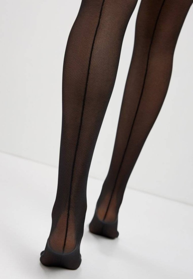 CONTE LINE SLIM Колготки женские с имитацией шва и утягивающими шортиками LINE SLIM