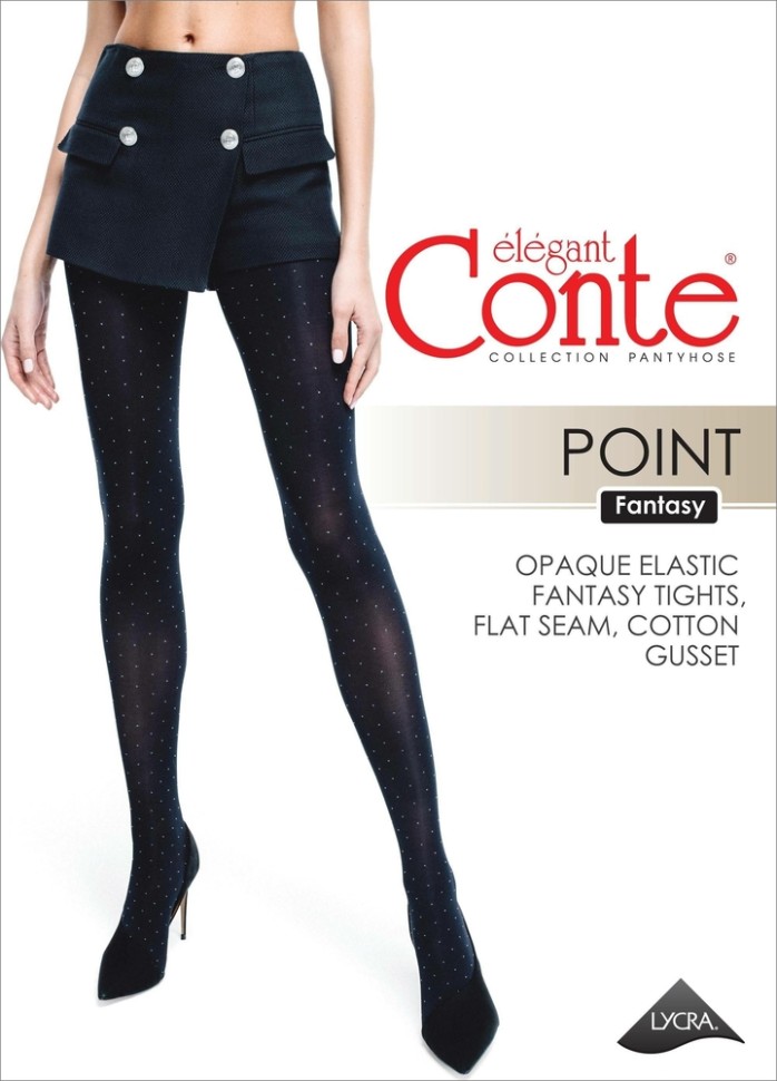 CONTE POINT Колготки женские с рисунком "точки" Conte elegant