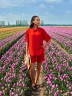 Комплект женский красный: рубашка и шорты 592498-1 Mark Formelle