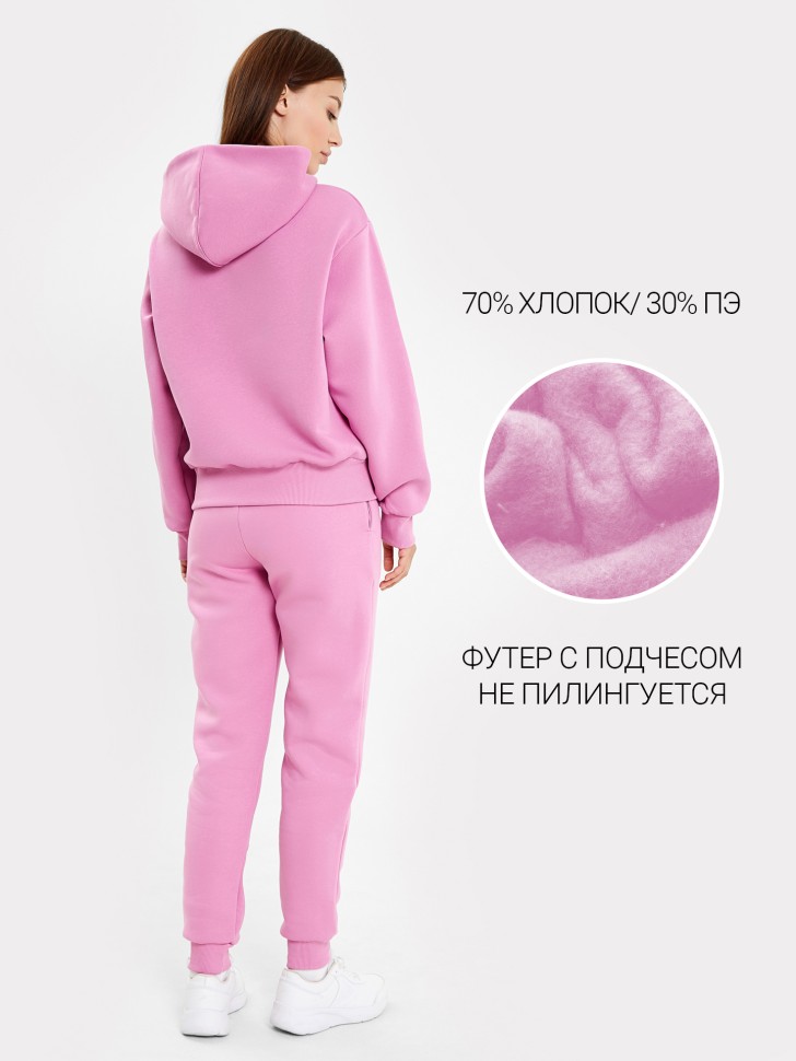 Комплект женский (худи, брюки) в розовом оттенке 372503 Mark Formelle