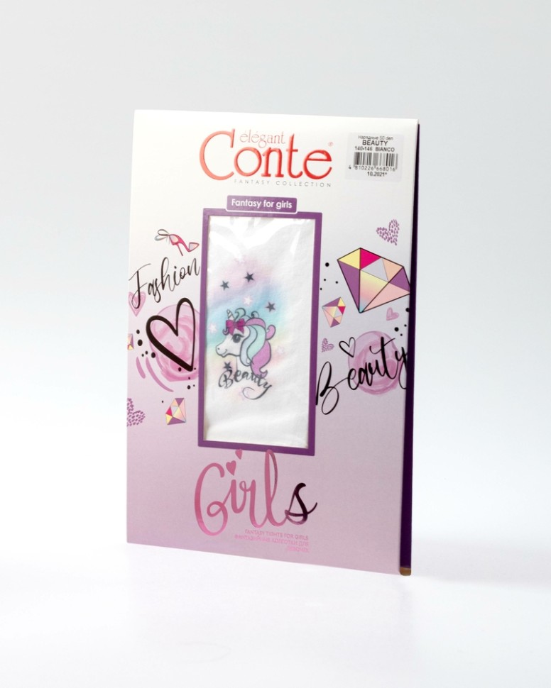 CONTE BEAUTY Колготки из микрофибры с рисунком
