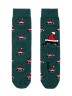 DIWARI Новогодние носки с пушистой нитью «Xmas cat» 524 DIWARI