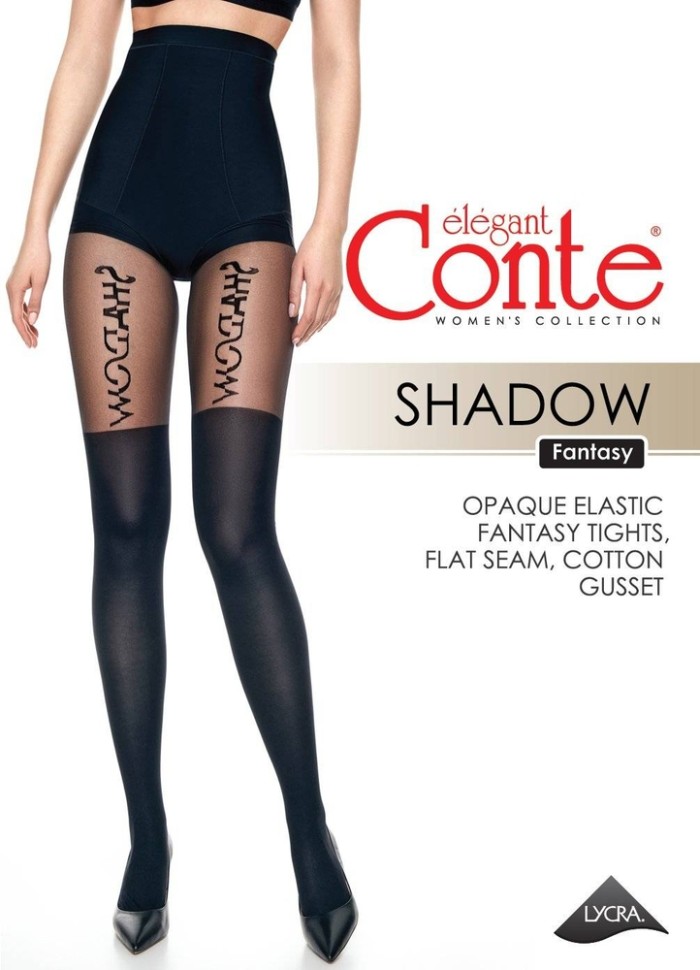 CONTE SHADOW Колготки женские с имитацией гольфинов SHADOW