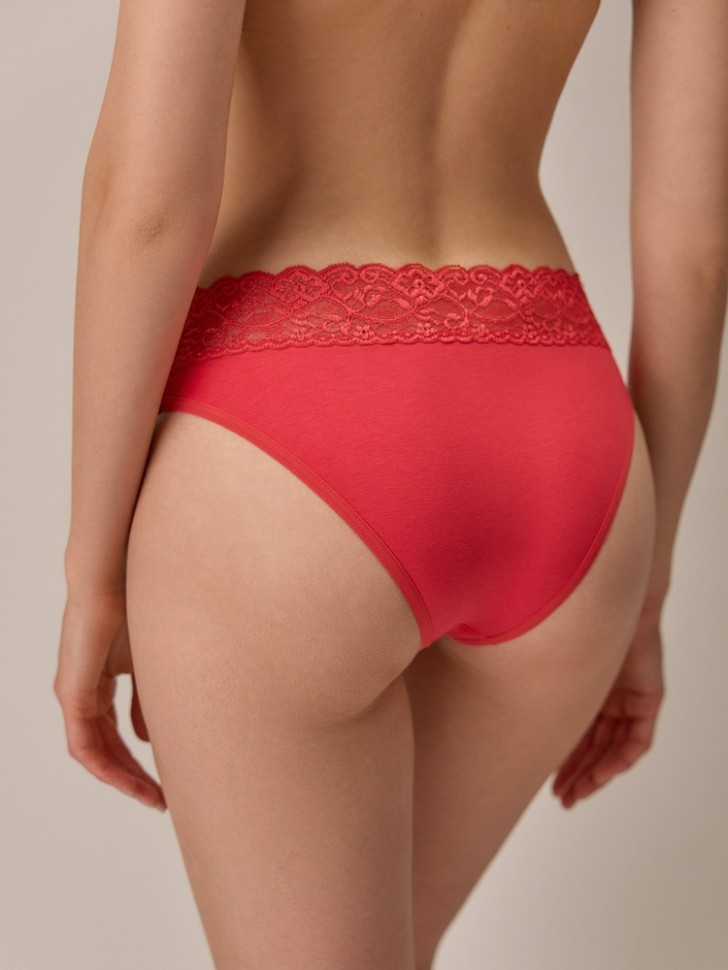CONTE LACE WAIST LB 2478 Трусы «бикини» из хлопка с кружевом женские