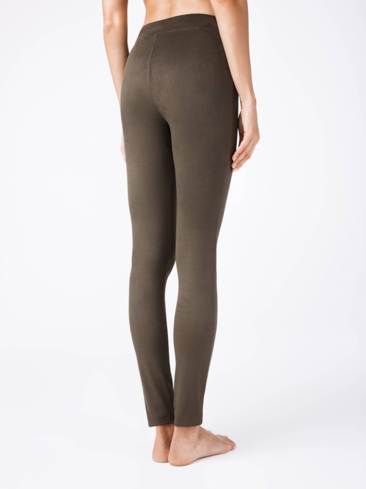 CONTE VELVET Ультрамягкие леггинсы женские из искусственной замши Conte elegant