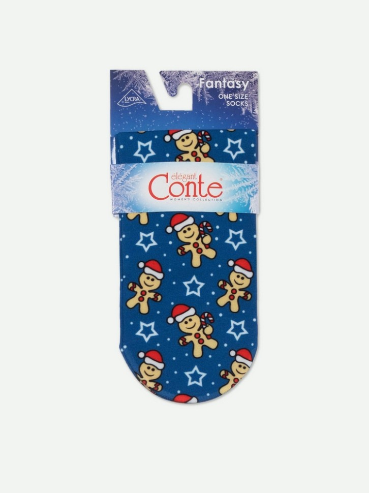 CONTE FANTASY 70 Носки с новогодними рисунками женские 127 Conte elegant