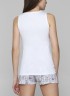 Dea Mia Майка женская 5702 SINGLET (100% Хлопок с аппликацией) DEA MIA