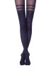 CONTE IMPULSE Колготки женские в крупную сетку с имитацией гольфинов Conte elegant