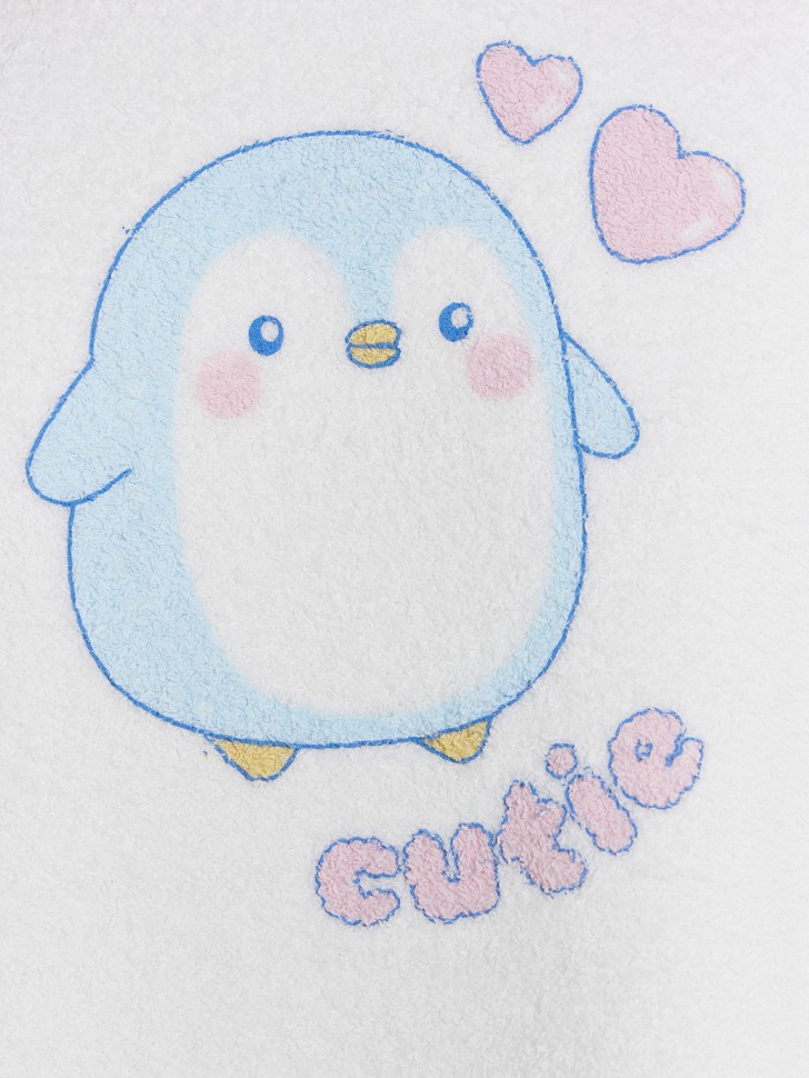 Пижама женская с пингвинами и надписью "cutie" 592470 Mark Formelle