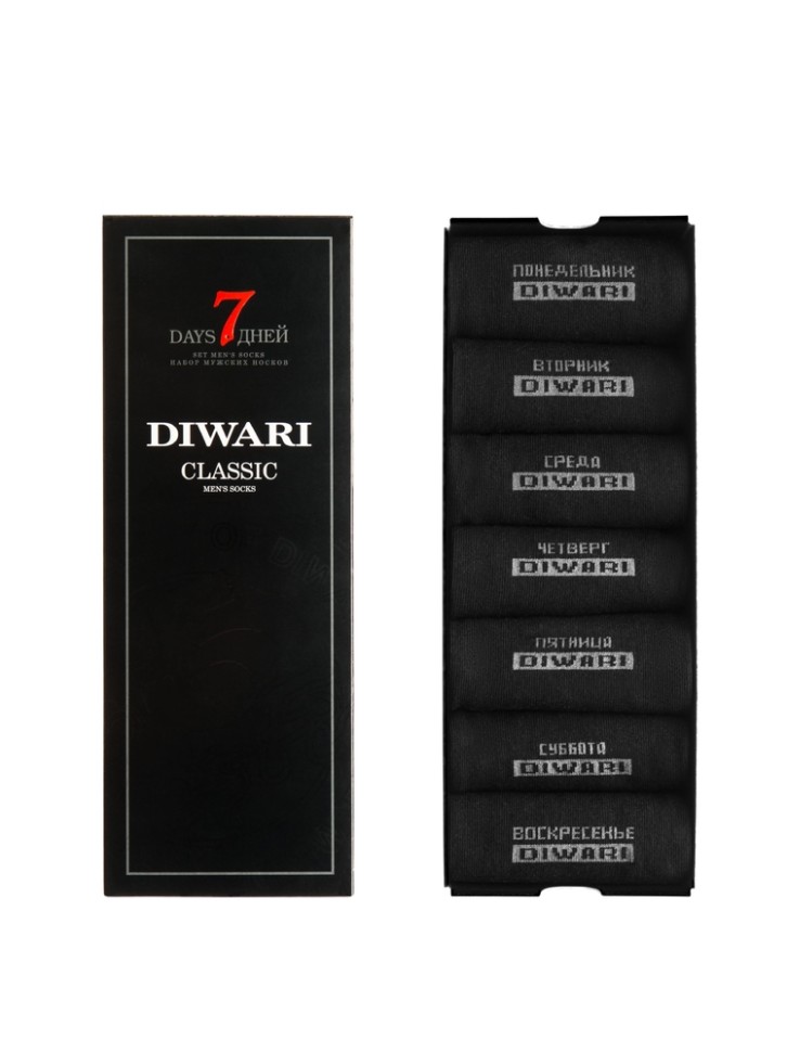 DIWARI CLASSIC Носки мужские 7 дней (7 пар) 100 DIWARI