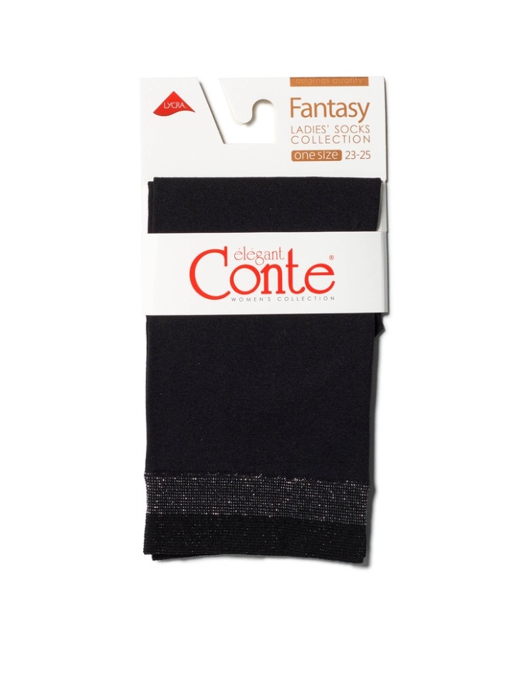 CONTE FANTASY Носки с сияющим бортиком из двухцветного люрекса Conte elegant
