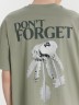 Футболка мужская серая с принтом и надписью "don't forget" 111858