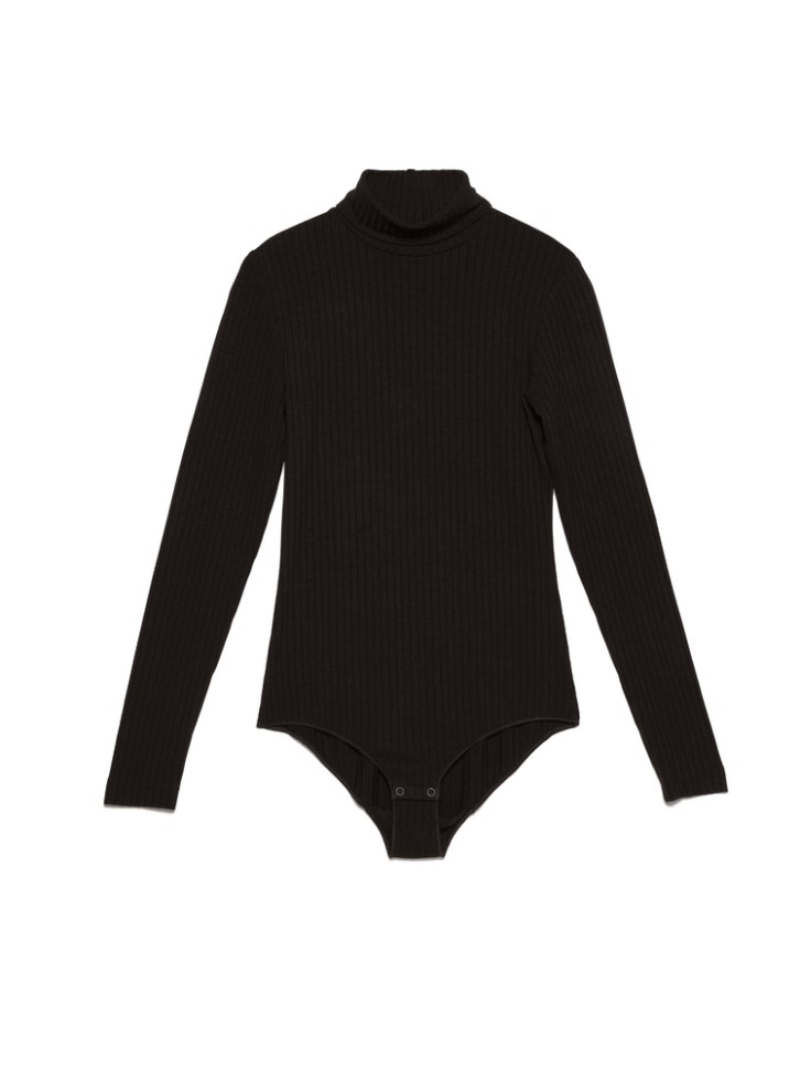 CONTE LBD 1030 Базовая боди-водолазка в рубчик