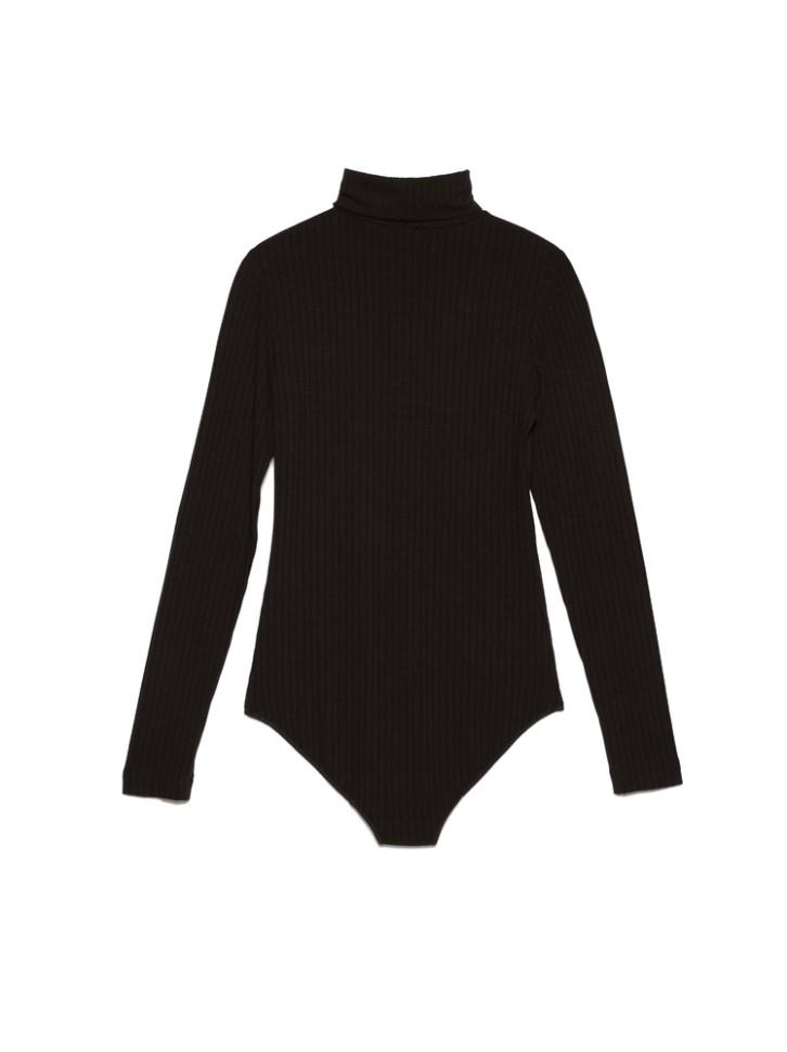 CONTE LBD 1030 Базовая боди-водолазка в рубчик