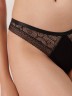 CONTE LACE TWIST LBR 1989 Трусы «бразилиана» из фактурного кружева и хлопка женские Conte elegant