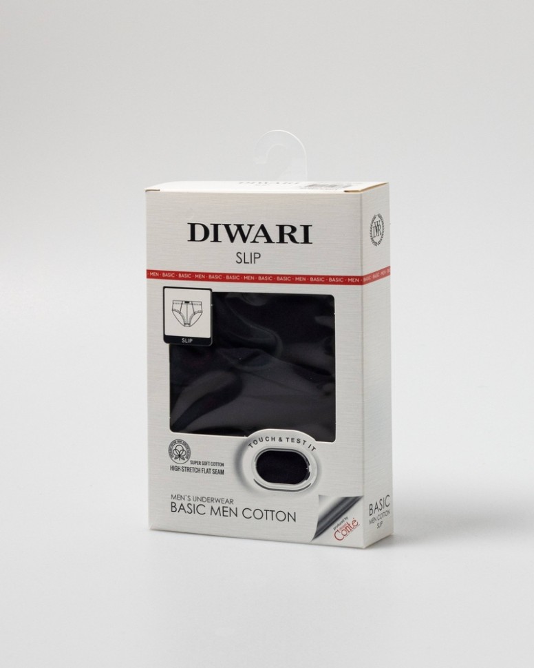 DIWARI BASIC MEN MSL 2128 Трусы мужские (коробка) в коробке DIWARI
