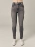CONTE CON-701 Джинсы skinny с высокой посадкой и эффектом потертости Conte elegant