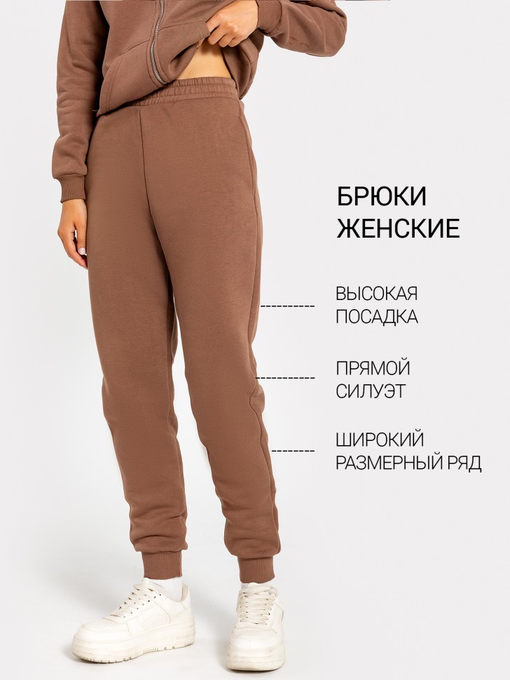 Брюки женские в таупово-бежевом оттенке 382483 Mark Formelle