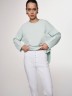 CONTE CON-647 Белые джинсы slim fit с застежкой на пуговицы CON-647