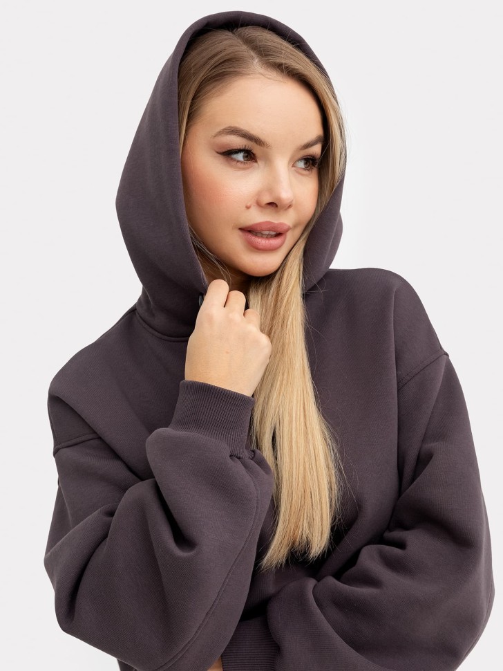 Худи женское в коричневом цвете 302792 Mark Formelle