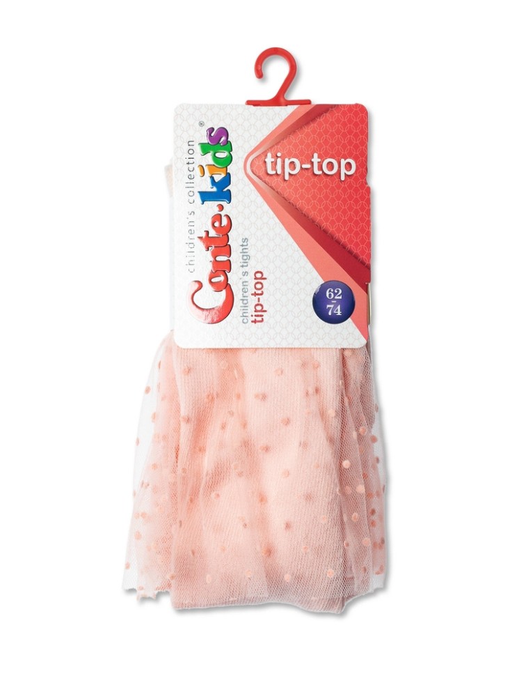 CONTE TIP-TOP Хлопковые колготки с декоративной юбочкой из фатина 000 CONTE-KIDS
