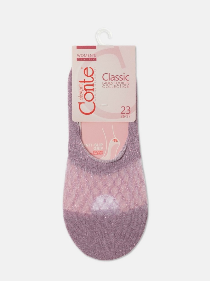 CONTE CLASSIC Подследники женские из вискозы с люрексом 236 Conte elegant