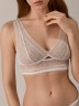 CONTE LACE TWIST LBE 1986 Бюстье с треугольными чашками из фактурного кружева Conte elegant