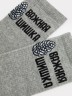 Носки мужские серые с рисунком в виде надписи "ВАЖНАЯ ШИШКА" 107K-2674 Mark Formelle