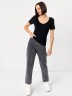 Футболка женская regular fit в черном цвете 112806 Mark Formelle