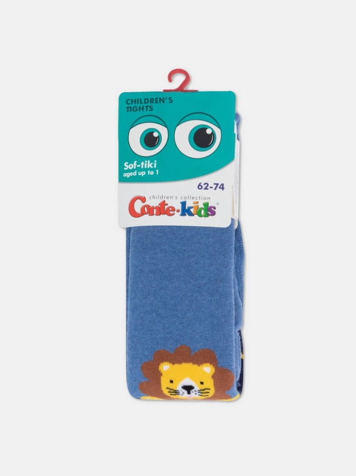 Conte-kids Колготки SOF-TIKI (махровые внутри) с рисунками 655