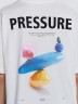 Футболка женская белая с принтом "Pressure" 112678 Mark Formelle