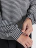 Свитшот для девочек в черном цвете с паттерном "клетка виши" 127919/1 Mark Formelle