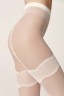 CONTE SENSUALE Свадебные Колготки женские с имитацией чулок на подвязках