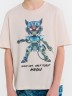 Пижама для мальчиков с принтом "Half cat half robot Meow" 563327 Mark Formelle