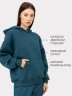 Худи женское в бирюзовом оттенке 302775-1 Mark Formelle