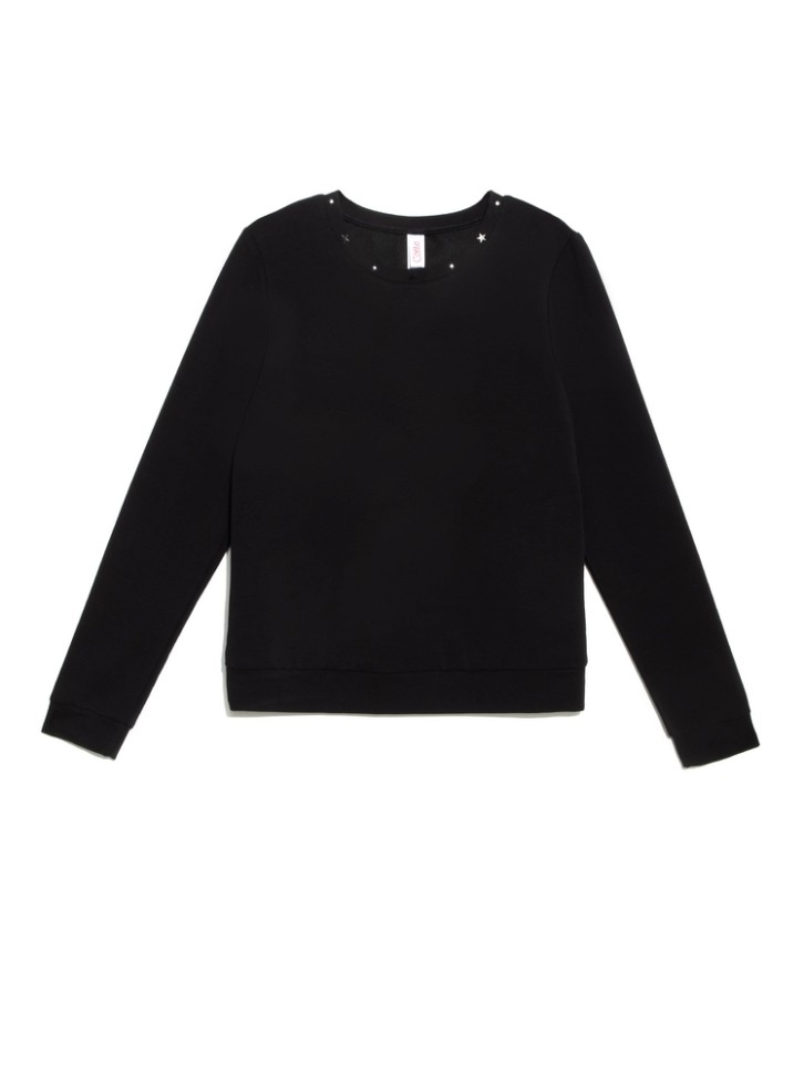 CONTE LD 887 Ультракомфортный свитшот с металлическим декором Conte elegant