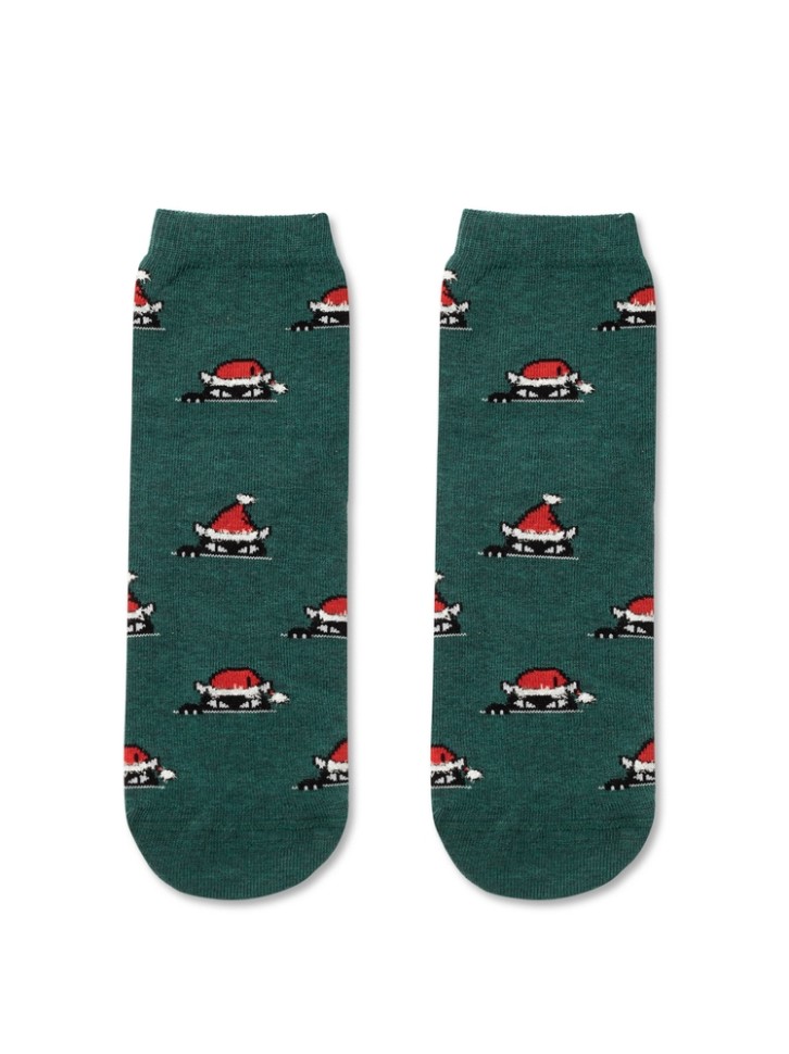 CONTE NEW YEAR Новогодние носки с пушистой нитью «Xmas cat» 524 Conte elegant