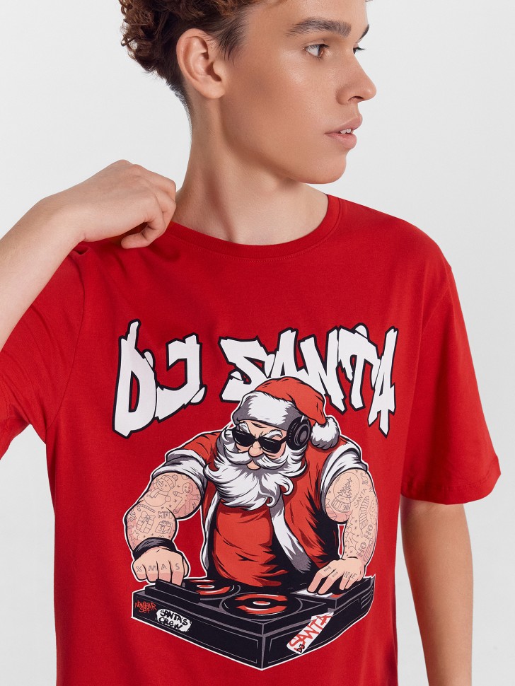 Пижама мужская с принтом "DJ. Santa" 591044 Mark Formelle