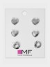 СЕРЬГИ ЖЕНСКИЕ (3 ПАРЫ) LA508-06951 Mark Formelle