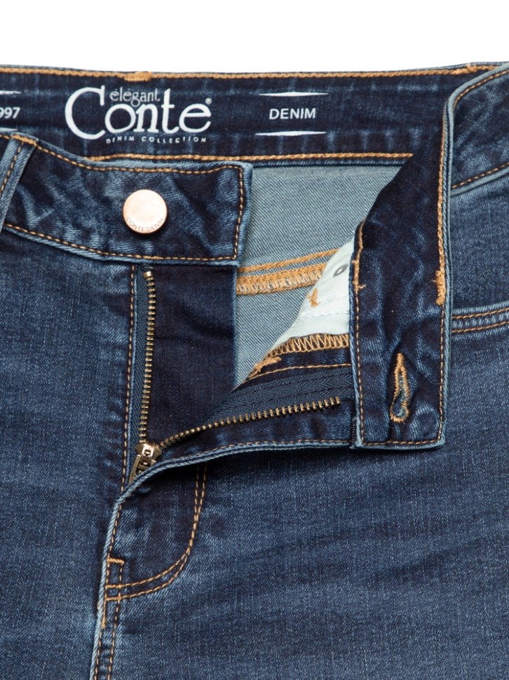 CONTE CON-351 Еco-friendly джинсы skinny с высокой посадкой