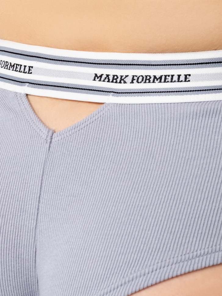 Трусы женские шорты в сером цвете 412535 Mark Formelle