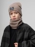 Комплект (шапка, снуд) 13-161MU коричневый Bodo