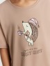 Сорочка ночная для девочек бежевая с принтом и надписью "you are the beary best" 577717