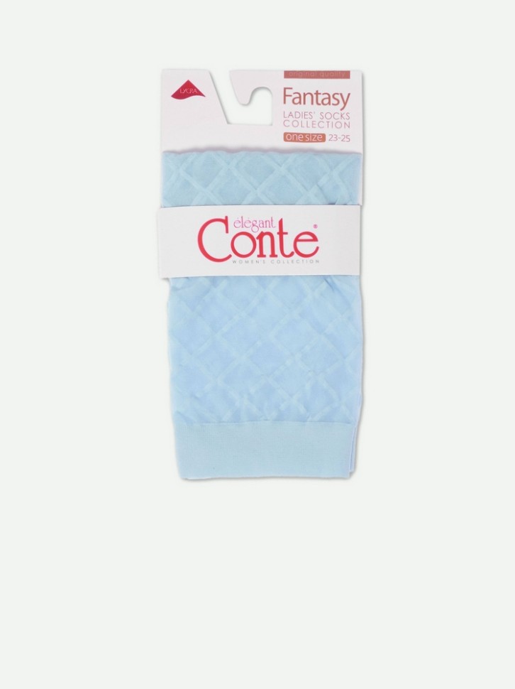 CONTE FANTASY Носки в крупные ромбы 21С-145СП Conte elegant