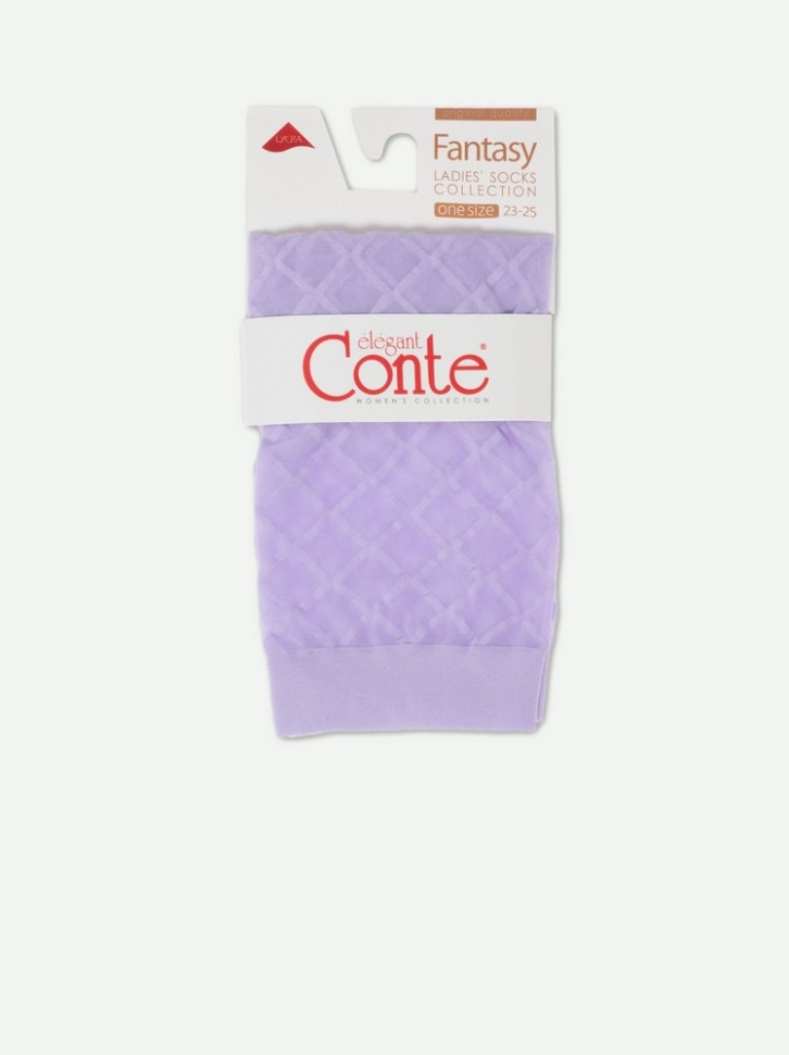 CONTE FANTASY Носки в крупные ромбы 21С-145СП Conte elegant